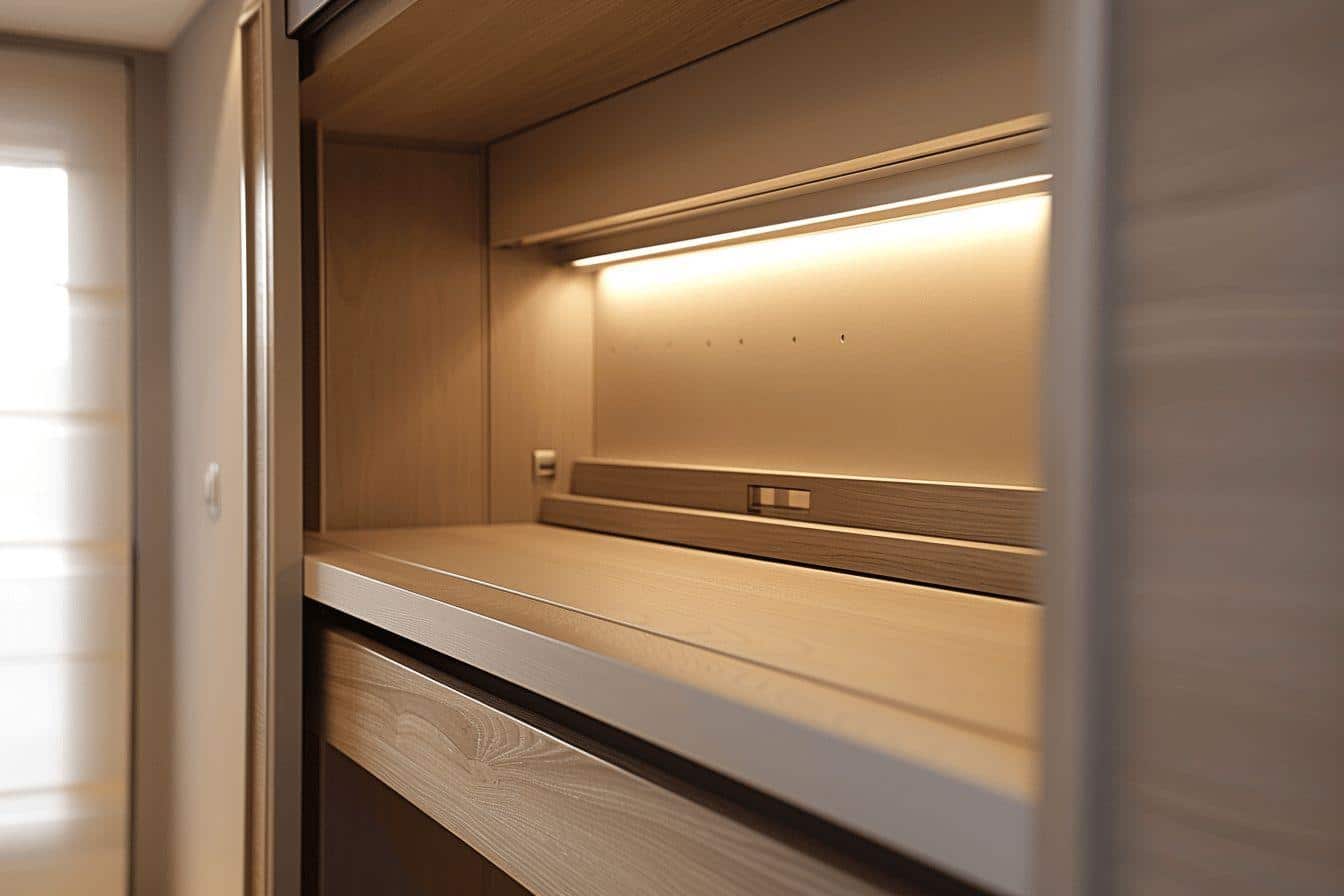 Comment aménager un bureau dans un placard coulissant pour optimiser l'espace et préserver la discrétion ?