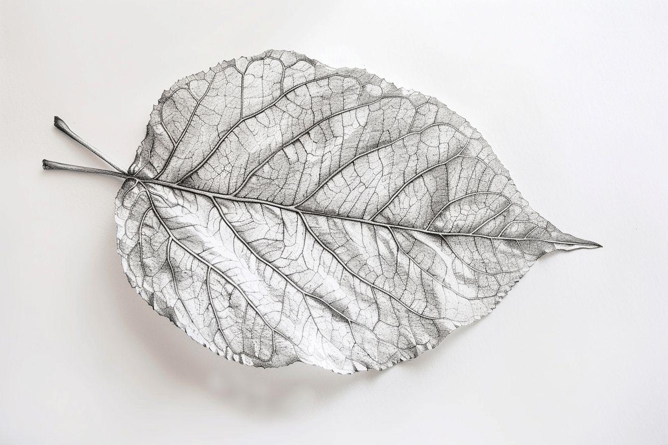 Comment dessiner une feuille ?