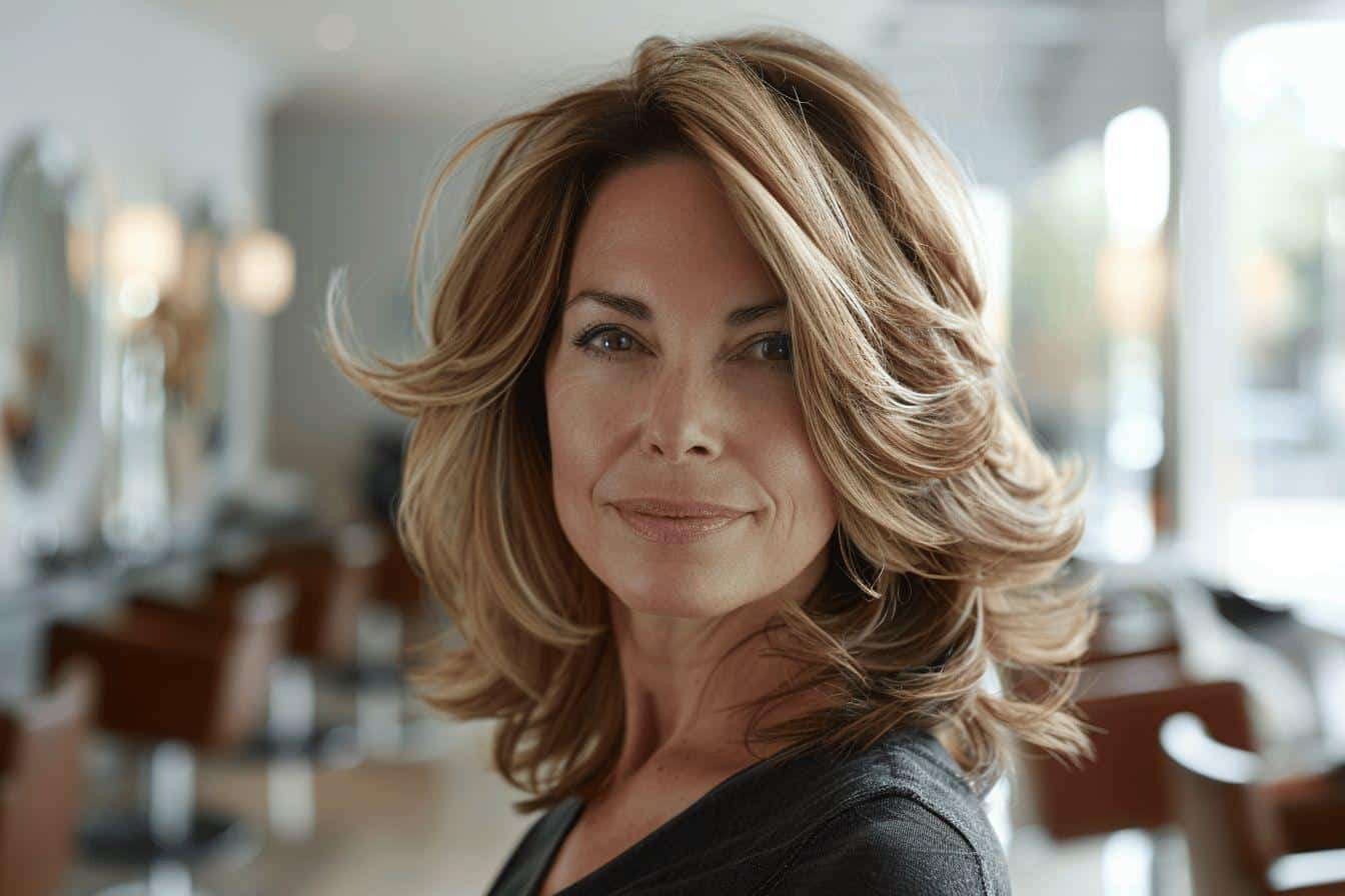 Coupe de cheveux femme 50 ans visage ovale