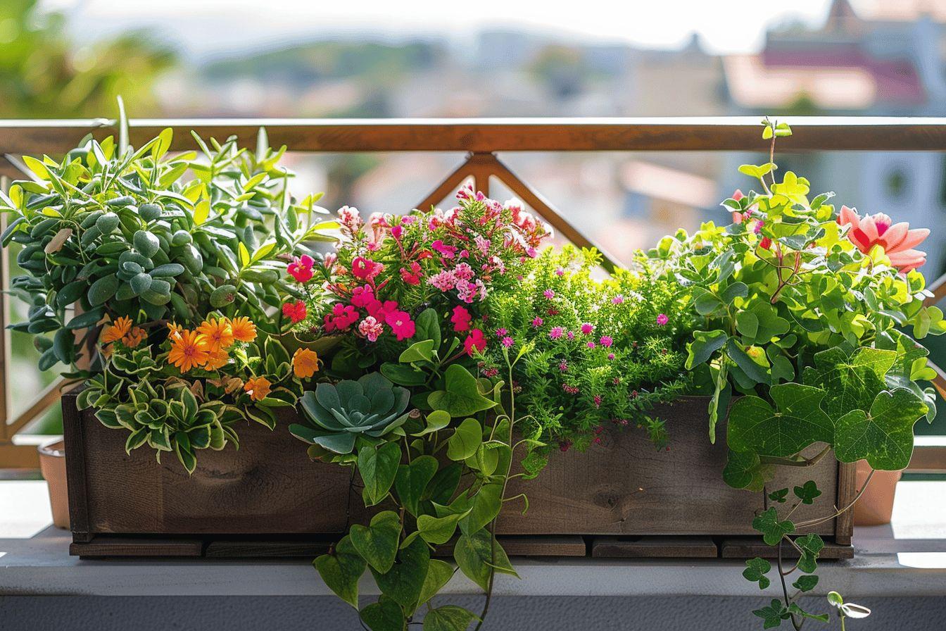 Quel type de plantes peut-on planter dans une jardinière pour l'année