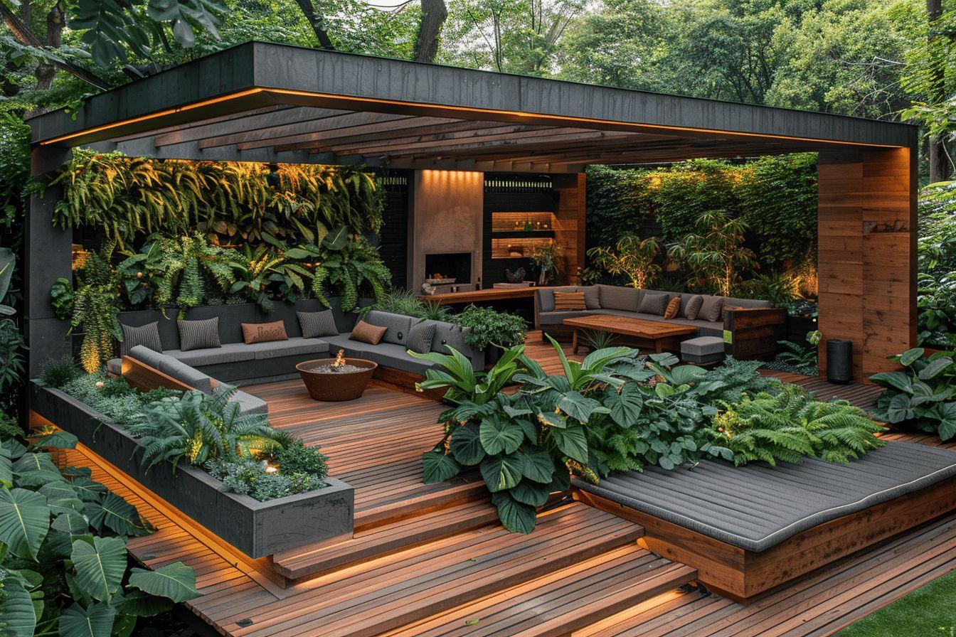 Terrasse semi enterrée : Idées pour une terrasse originale et pratique